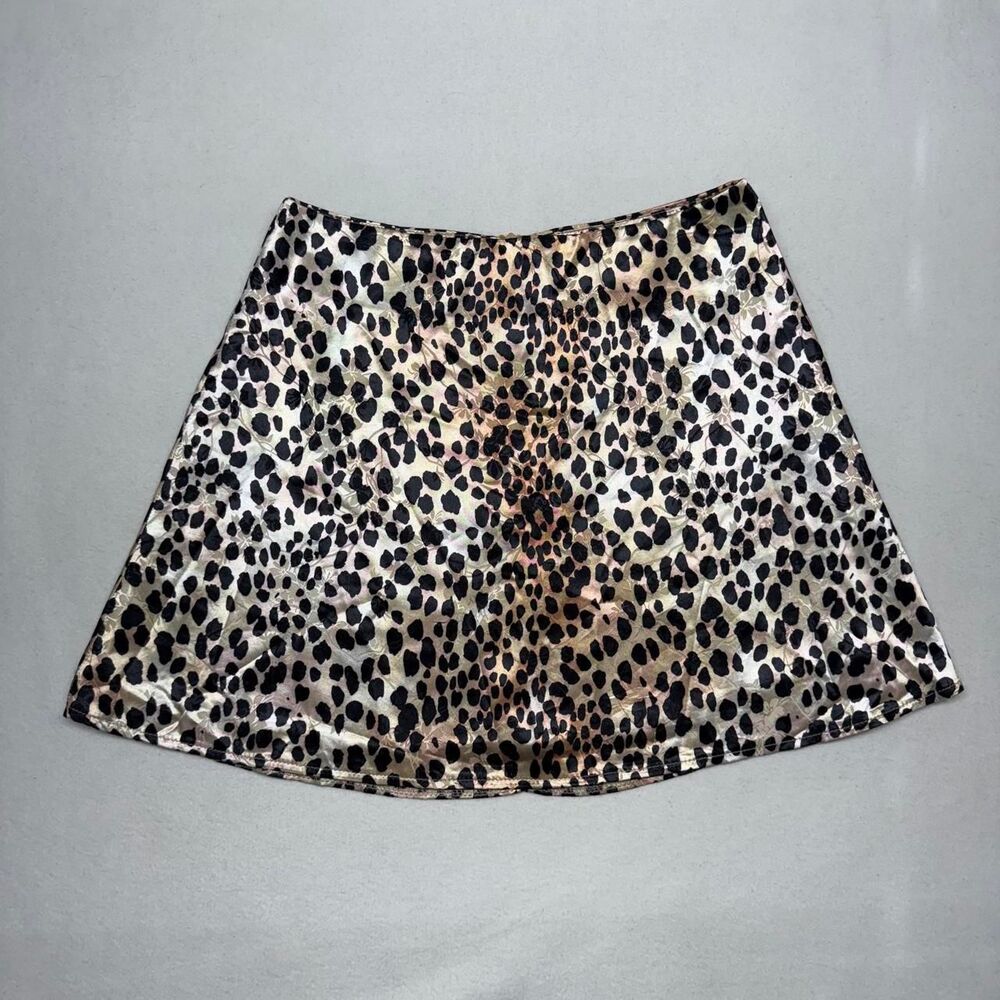 Princess Polly Women's Leopard Cheetah Print Skirt Size 6